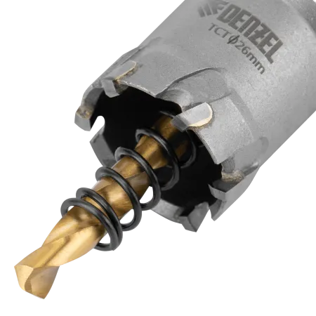 Коронка по металлу DENZEL 724006, 26 мм, твердосплавная