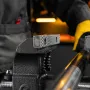 Тиски слесарные DENZEL BVH-150, 150 мм, поворотные, стальная направляющая, с наковальней