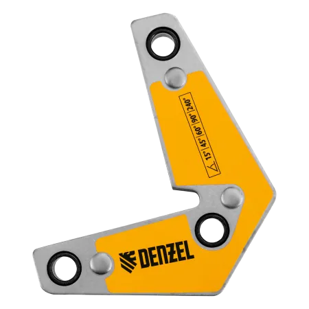 Фиксатор магнитный DENZEL для сварочных работ усилие 25 LB, 30х45х60х75х90х135 град.