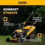 Газонокосилка бензиновая DENZEL GLD-460, 146 см3, ширина 46 см, ручная, 7 уровней