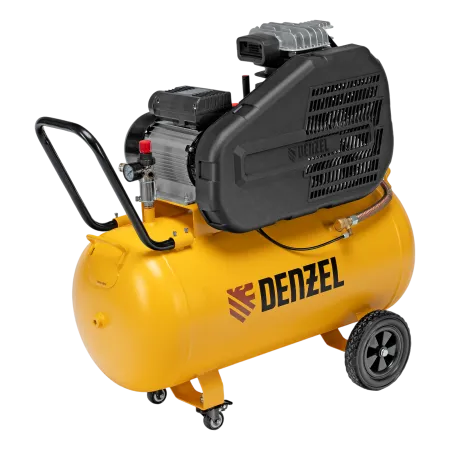 Компрессор воздушный DENZEL рем. привод BCI 2200/100, 2,2 кВт, 100 литров, 420 л/мин