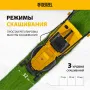 Газонокосилка электрическая DENZEL GM-1100, 1100 Вт, шир. 32 см, 3 уров., травосб. 30 л