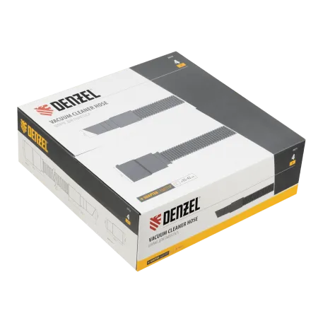 Шланг для пылесоса 4 м с адаптерами для DENZEL RVC20, RVC30, LVC20, LVC30