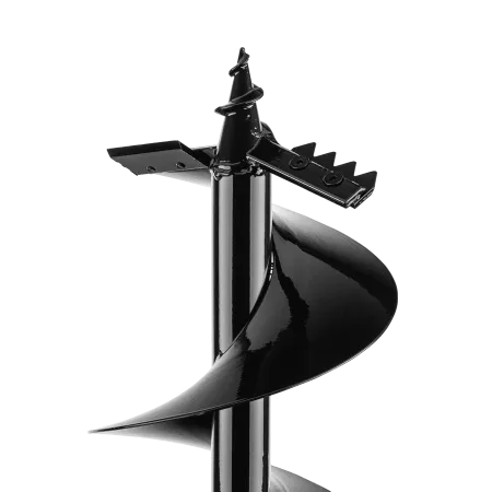 Шнек для грунта DENZEL ER-150, диаметр 150 мм, длина 800 мм,соединение 20 мм, съемный нож