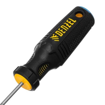 Отвертка DENZEL SL3х75 мм, S2, 3к рукоятка