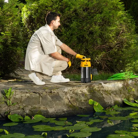 Погружной насос высокого давления DENZEL PH1100, 1100 Вт, высота подъема 40 м, 5500 л/ч