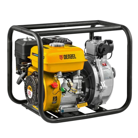Мотопомпа бензиновая DENZEL PX-50H, 7 л.с, 2, 600 л/мин, глубина 8 м, напор 65 м