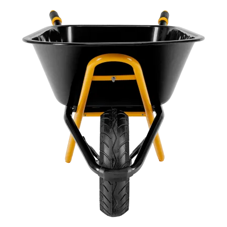 Тачка строительная DENZEL усиленная объем 120 л, 220 кг, колесо 16х4.00-8