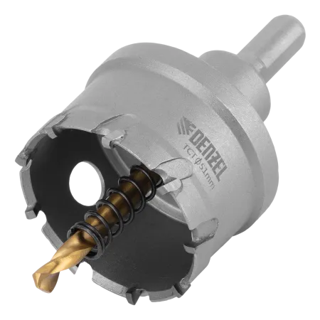 Коронка по металлу DENZEL 724016, 51 мм, твердосплавная