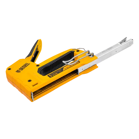 Степлер мебельный DENZEL тип 53 и 13, 6-14мм, тип 140, 10-14мм, тип 300, 15мм, тип 500, 15мм