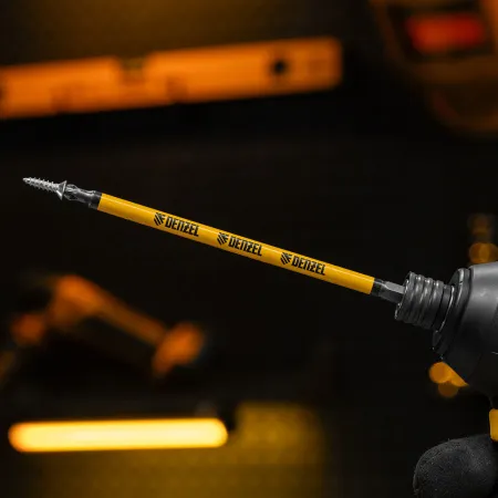 Бита DENZEL PH2х150, сталь S2, цилиндр., 5шт. Е 6,3