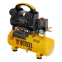 Компрессор безмасл. малошумный DENZEL DLP-950/10, 950Вт,10 л, 2850 об/мин, 170 л/мин