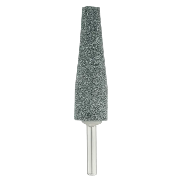 Шарошка абразивная DENZEL конус удлиненный, для дрели (ПШМ), 19 x 60 мм, хвостовик d6 мм, 63С
