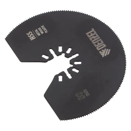 Насадка для МФИ DENZEL 782301 отрезная полукруг, HSS, по металлу и дереву, 80 мм х 1,2 мм