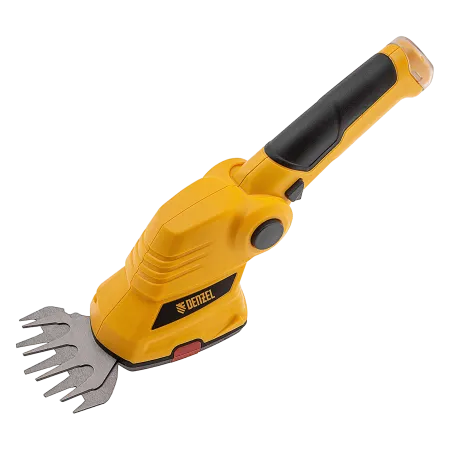 Ножницы-кусторез DENZEL G801E с телескопической штангой, с аккумулятором 7.2В Li-Ion 1.5 Ач