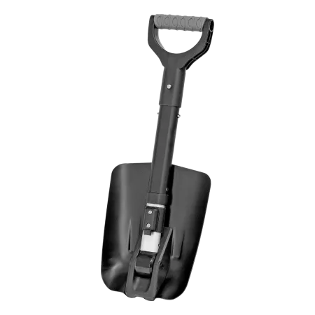 Лопата автомобильная складная, алюминиевая, 220х280х585-870 мм, телескопический черенок Denzel