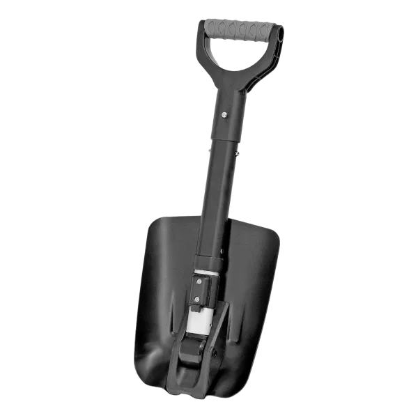 Лопата автомобильная складная, алюминиевая, 220х280х585-870 мм, телескопический черенок Denzel