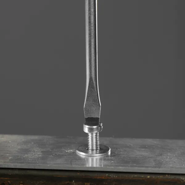 Отвертка DENZEL SL5x100 мм, S2, 3к рукоятка