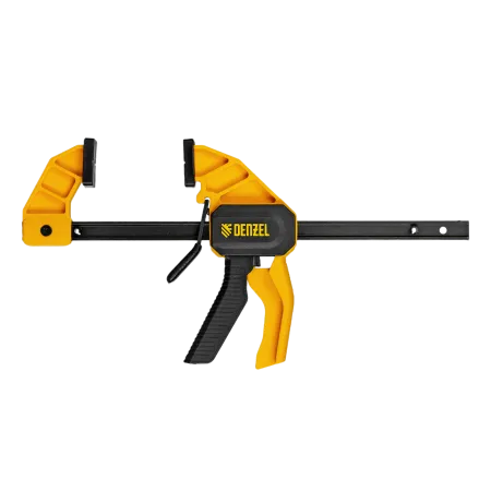 Струбцина DENZEL F-образная, быстрозажимная, 150 х 55 мм, усиленный нейлоновый корпус