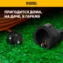 Удлинитель-шнур силовой Garden Series DENZEL, ПВС, 10м, 1 розетка 3 x 1,5 мм