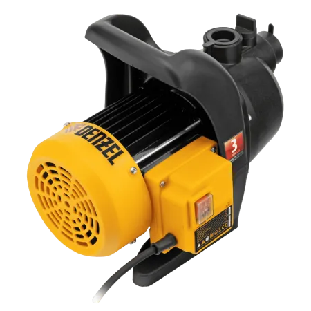 Садовый поверхностный насос DENZEL GPL600, 600 Вт, 3000 л/ч, подъем 35 м, пластик