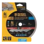 Диск алмазный отрезной DENZEL ф230 х 22,2 мм, Сплошной, мокрое резание, HWD92
