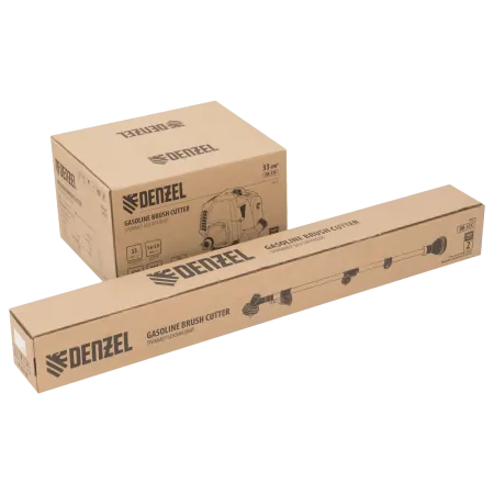 Триммер бензиновый DENZEL DR-33S, 33 см3, разъемная штанга