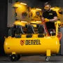 Компрессор безмасл. малошумн. DENZEL DLP-4500/150, 4,5 кВт, 3х1,5 кВт,150 л, 2850 об/мин,750 л/мин