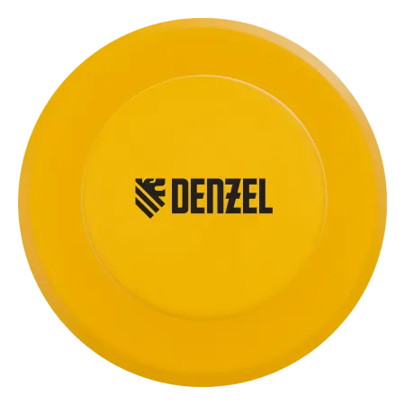 Брусок для шлифования, круглый DENZEL, 125 мм, с "липучкой