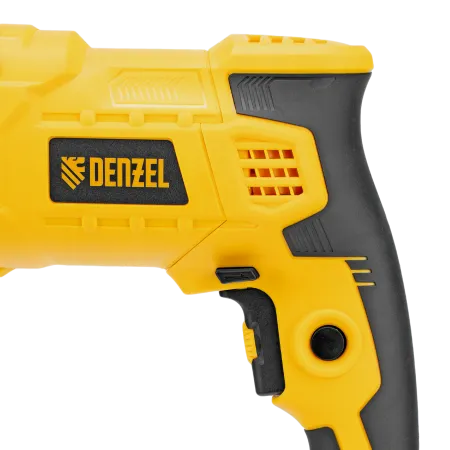 Дрель ударная DENZEL IDD-1050-2, 1050Вт, 0-1200/0-3200 об/мин, 0-19200/0-51200 уд/мин, 2 скор.