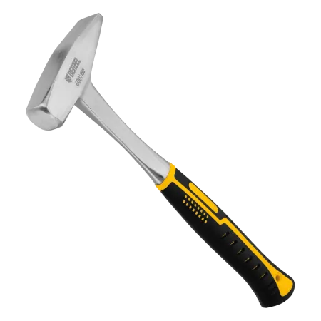 Молоток слесарный DENZEL 600 г, цельнометаллический, двухкомпонентная рукоятка