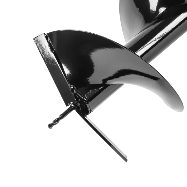 Шнек для грунта DENZEL E-300, диаметр 300 мм, длина 800 мм,соединение 20 мм, несъемный нож