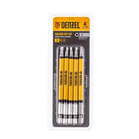 Набор бит DENZEL S2x100 мм, 5 шт.