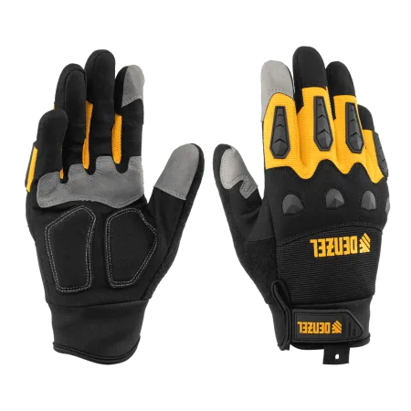 Перчатки универсальные DENZEL усиленные, с защитными накладками, размер 10