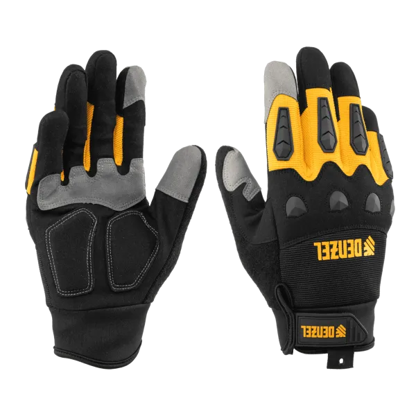 Перчатки универсальные DENZEL усиленные, с защитными накладками, размер 10