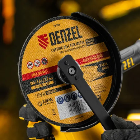 Круг отрезной по металлу DENZEL, 180 х 1,8 х 22,2 мм, WA46TBF