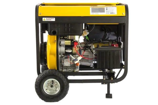 Дизельный генератор DENZEL DD6300Е, 5 кВт, 220 В/50 Гц, 15 л, электростартер