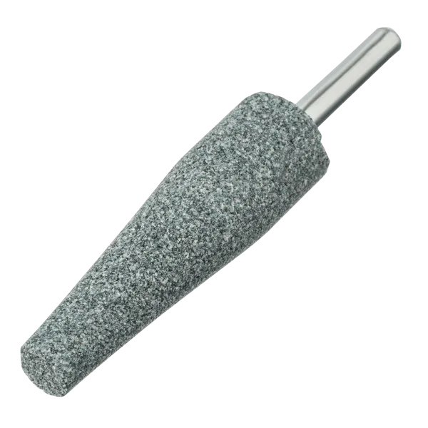 Шарошка абразивная DENZEL конус удлиненный, для дрели (ПШМ), 19 x 60 мм, хвостовик d6 мм, 63С