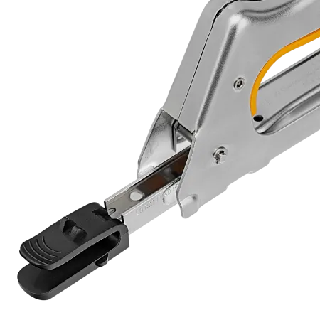 Степлер металлический DENZEL скобы в комплекте, 2К рукоятка, тип 53, 6-10 мм