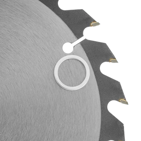 Пильный диск по дереву DENZEL с гвоздями, ф185 х 20 мм, 24 зубов