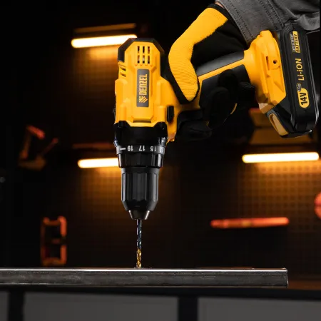 Набор сверл по металлу DENZEL 1-10 мм, HSS-Tin, Golden Tip, 10 шт