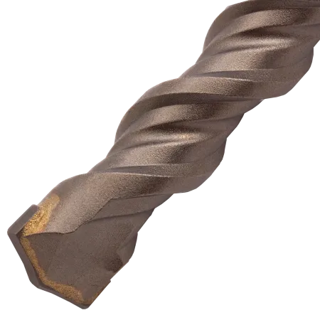 Бур по бетону DENZEL 705044, 18 x 310 мм, двойная спираль, три пылеотводящие кромки