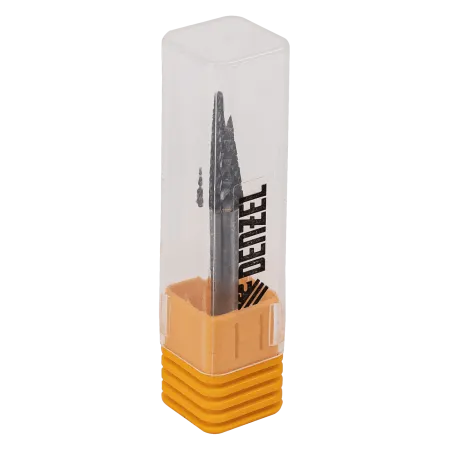 Борфреза по металлу DENZEL твердосплавная, коническая закругленная, тип-L, 8 мм