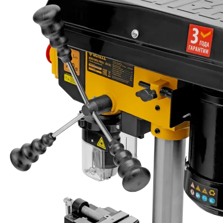 Станок сверлильный DENZEL DDM-350L, 350 Вт, 13 мм, 5 ск., лазер, настольный