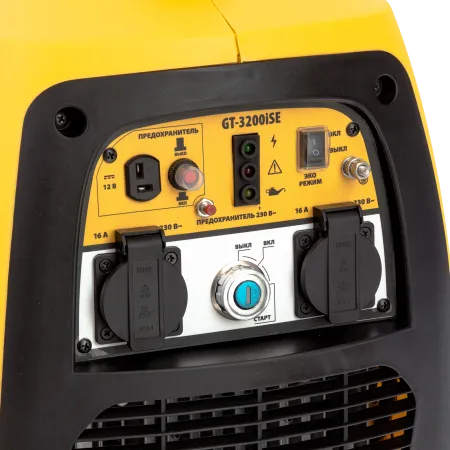 Инверторный генератор DENZEL GT-3200iSE, 3.2 кВт, 230 В, бак 6 л, электростартер