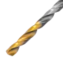 Сверло спиральное по металлу DENZEL 4,5 x 80 мм, Р6М5, Golden Tip