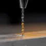 Сверло спиральное по металлу DENZEL 2,5 x 57 мм, Р6М5, Golden Tip, 2шт.