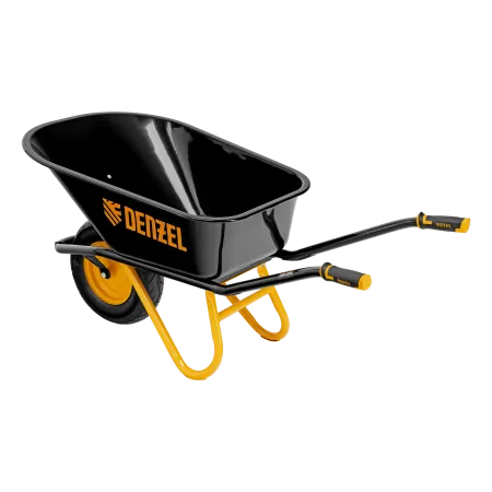 Тачка строительная DENZEL усиленная объем 120 л, 220 кг, колесо 16х4.00-8