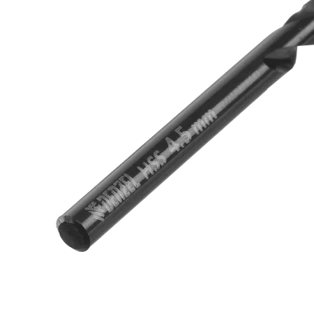 Сверло по металлу DENZEL 4,5 мм, HSS-Tin, Golden Tip, 10 шт.