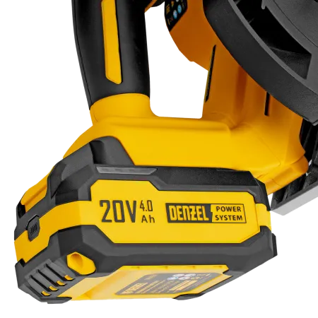 Пила циркулярная аккумуляторная бесщет. DENZEL CCSH-BL-20-185, 185 мм, Li-Ion, 20 В